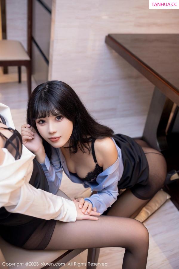   [XiuRen]高清写真图 2023.11.10 No.7642 模特合集 新人黑丝第38张图片